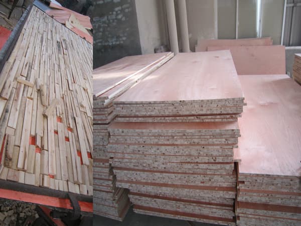A grade falcate bare core solid wood staves or lamel